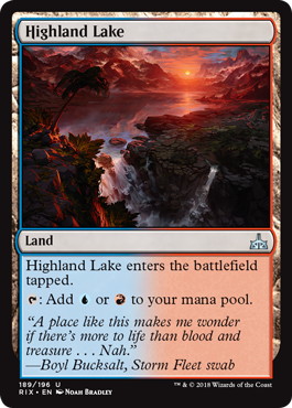 【ENG】【Foil】《高地の湖/Highland Lake》[RIX]