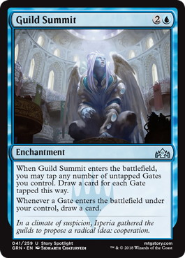 【ENG】【Foil】《ギルド会談/Guild Summit》[GRN]