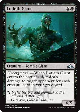 【ENG】《ロッテスの巨人/Lotleth Giant》[GRN]
