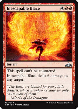 【ENG】【Foil】《逃れ得ぬ猛火/Inescapable Blaze》[GRN]