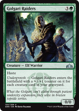 【ENG】【Foil】《ゴルガリの略奪者/Golgari Raiders》[GRN]
