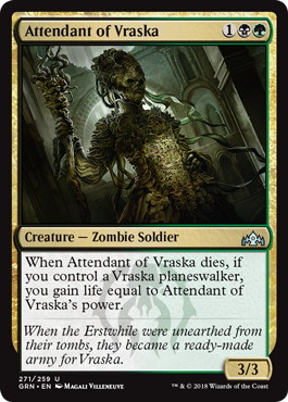 【ENG】【Foil】《ヴラスカの従者/Attendant of Vraska》[GRN]