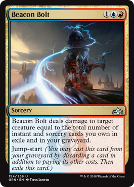 【ENG】【Foil】《標の稲妻/Beacon Bolt》[GRN]