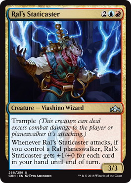 【ENG】【Foil】《ラルの静電術師/Ral's Staticaster》[GRN]