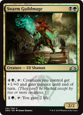 【ENG】【Foil】《群集のギルド魔道士/Swarm Guildmage》[GRN]