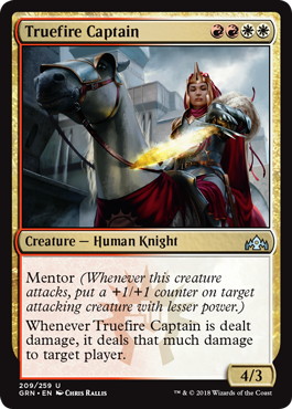 【ENG】【Foil】《真火の隊長/Truefire Captain》[GRN]