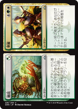 【JPN】【Foil】《開花+華麗/Flower+Flourish》[GRN]