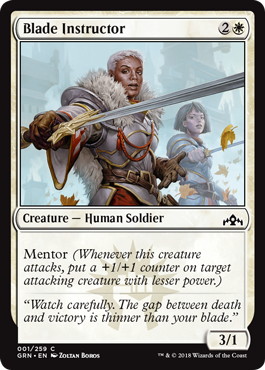 【ENG】【Foil】《刃の教官/Blade Instructor》[GRN]