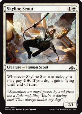 【ENG】【Foil】《天空の斥候/Skyline Scout》[GRN]
