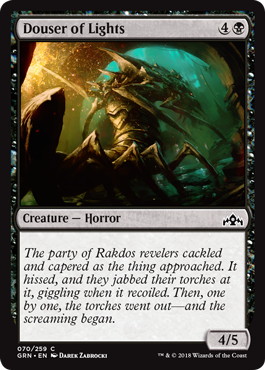 【ENG】【Foil】《光を遮るもの/Douser of Lights》[GRN]