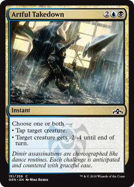 【ENG】【Foil】《巧みな叩き伏せ/Artful Takedown》[GRN]