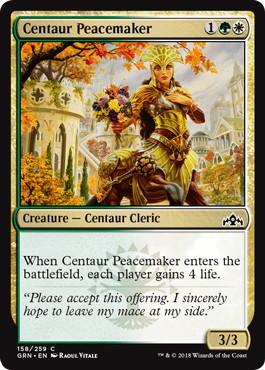 【ENG】【Foil】《ケンタウルスの仲裁者/Centaur Peacemaker》[GRN]