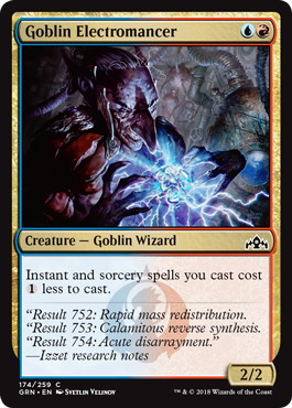 【ENG】【Foil】《ゴブリンの電術師/Goblin Electromancer》[GRN]