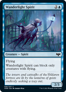 【ENG】【Foil】《放浪光の魂/Wanderlight Spirit》[VOW]