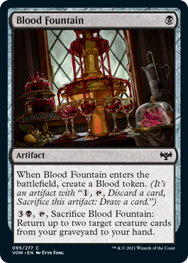 【ENG】【Foil】《血の泉/Blood Fountain》[VOW]