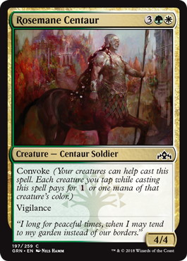 【ENG】【Foil】《薔薇たてがみのケンタウルス/Rosemane Centaur》[GRN]