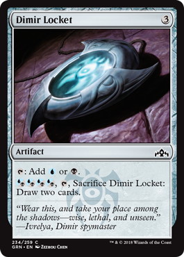 【ENG】【Foil】《ディミーアのロケット/Dimir Locket》[GRN]