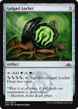 【ENG】【Foil】《ゴルガリのロケット/Golgari Locket》[GRN]