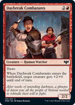 【ENG】【Foil】《夜明けの戦闘員/Daybreak Combatants》[VOW]