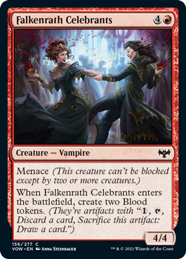 【ENG】【Foil】《ファルケンラスの祝賀者/Falkenrath Celebrants》[VOW]