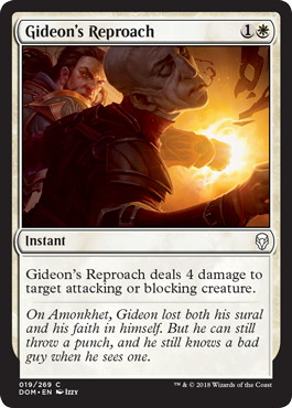 【ENG】【Foil】《ギデオンの叱責/Gideon's Reproach》[DOM]