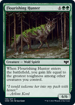 【ENG】【Foil】《繁茂の狩り手/Flourishing Hunter》[VOW]