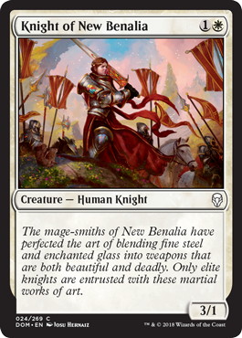 【ENG】【Foil】《新ベナリアの騎士/Knight of New Benalia》[DOM]