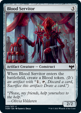 【ENG】【Foil】《血の給仕/Blood Servitor》[VOW]