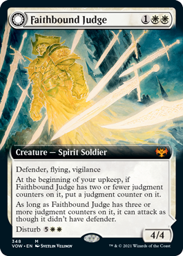 【ENG】■拡張アート■《信仰縛りの審判官/Faithbound Judge》[VOW]