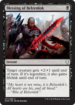【ENG】【Foil】《ベルゼンロックの祝福/Blessing of Belzenlok》[DOM]