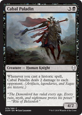 【ENG】【Foil】《陰謀団の聖騎士/Cabal Paladin》[DOM]