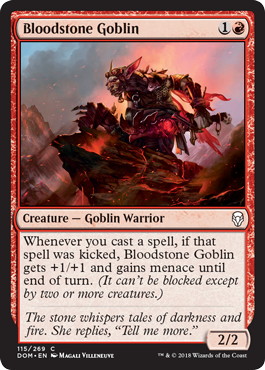 【ENG】【Foil】《血石のゴブリン/Bloodstone Goblin》[DOM]