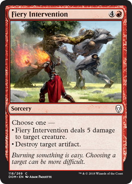 【ENG】【Foil】《焦熱の介入/Fiery Intervention》[DOM]