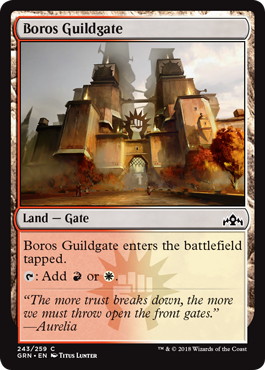 【ENG】【Foil】《ボロスのギルド門/Boros Guildgate》(243)[GRN]
