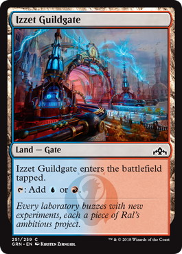 【ENG】【Foil】《イゼットのギルド門/Izzet Guildgate》(251)[GRN]