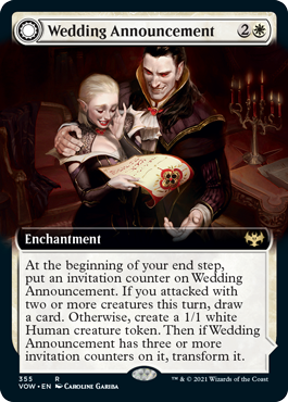 【ENG】【Foil】■拡張アート■《婚礼の発表/Wedding Announcement》[VOW]