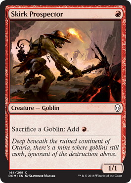 【ENG】【Foil】《スカークの探鉱者/Skirk Prospector》[DOM]
