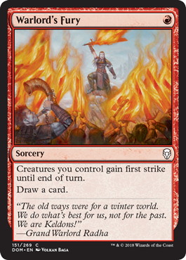 【ENG】【Foil】《大将軍の憤怒/Warlord's Fury》[DOM]