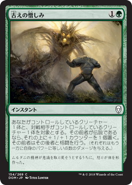 【JPN】【Foil】《古えの憎しみ/Ancient Animus》[DOM]