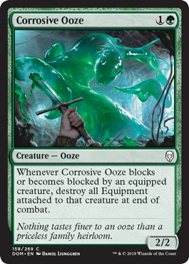 【ENG】【Foil】《腐食軟泥/Corrosive Ooze》[DOM]