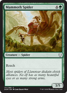 【ENG】【Foil】《マンモスグモ/Mammoth Spider》[DOM]