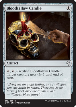 【ENG】【Foil】《獣血蝋燭/Bloodtallow Candle》[DOM]