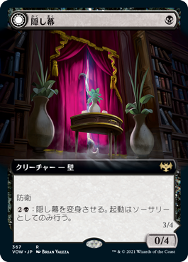 【JPN】■拡張アート■《隠し幕/Concealing Curtains》[VOW]