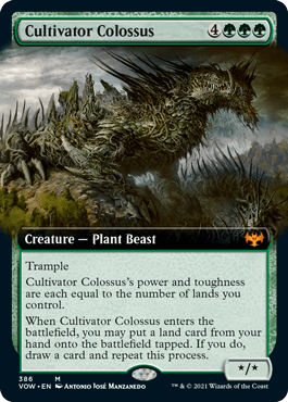 【ENG】■拡張アート■《耕作する巨躯/Cultivator Colossus》[VOW]