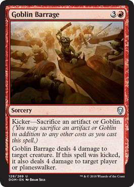 【ENG】《ゴブリンの連射/Goblin Barrage》[DOM]