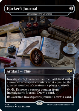 【ENG】【Foil】■ドラキュラ■《調査官の日誌/Investigator's Journal》[VOW]