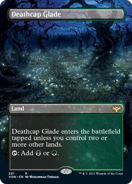 【ENG】■ボーダーレス■《死天狗茸の林間地/Deathcap Glade》[VOW]