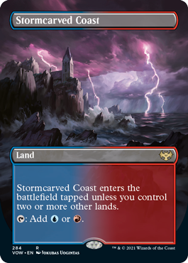 【ENG】【Foil】■ボーダーレス■《嵐削りの海岸/Stormcarved Coast》[VOW]