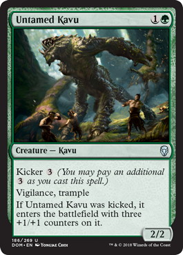 【ENG】【Foil】《荒々しいカヴー/Untamed Kavu》[DOM]