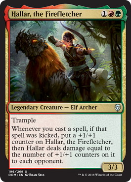 【ENG】【Foil】《炎矢師、ハラー/Hallar, the Firefletcher》[DOM]